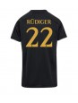 Real Madrid Antonio Rudiger #22 Kolmaspaita Naisten 2023-24 Lyhythihainen